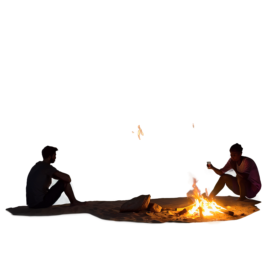 Campfire On Beach Png 82