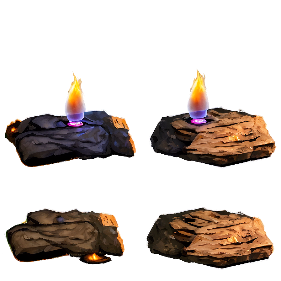 Campfire Under Stars Png 58