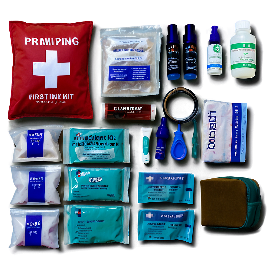 Camping First Aid Kit Essentials Png Kfa