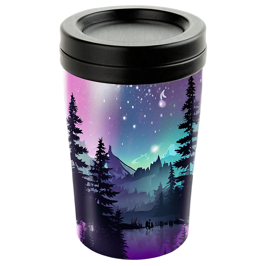 Camping Tumbler Design Png 16