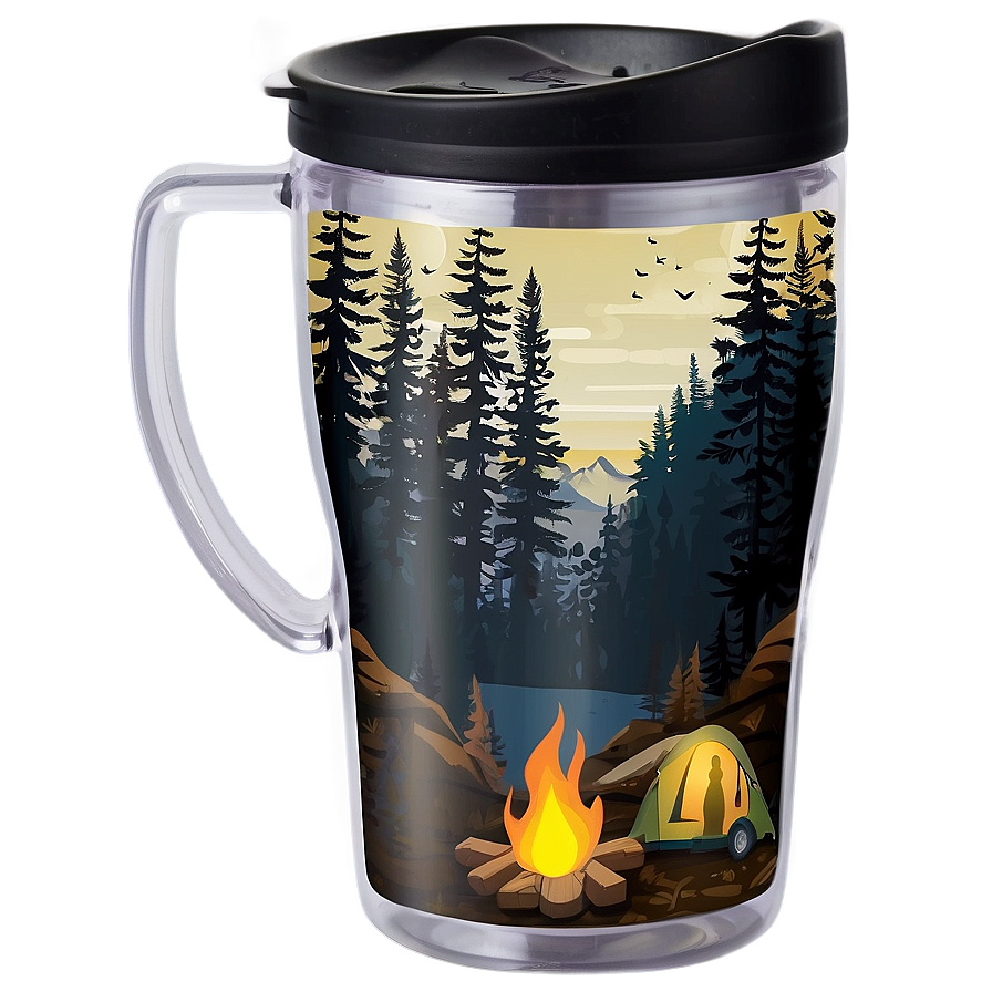 Camping Tumbler Design Png Ivi