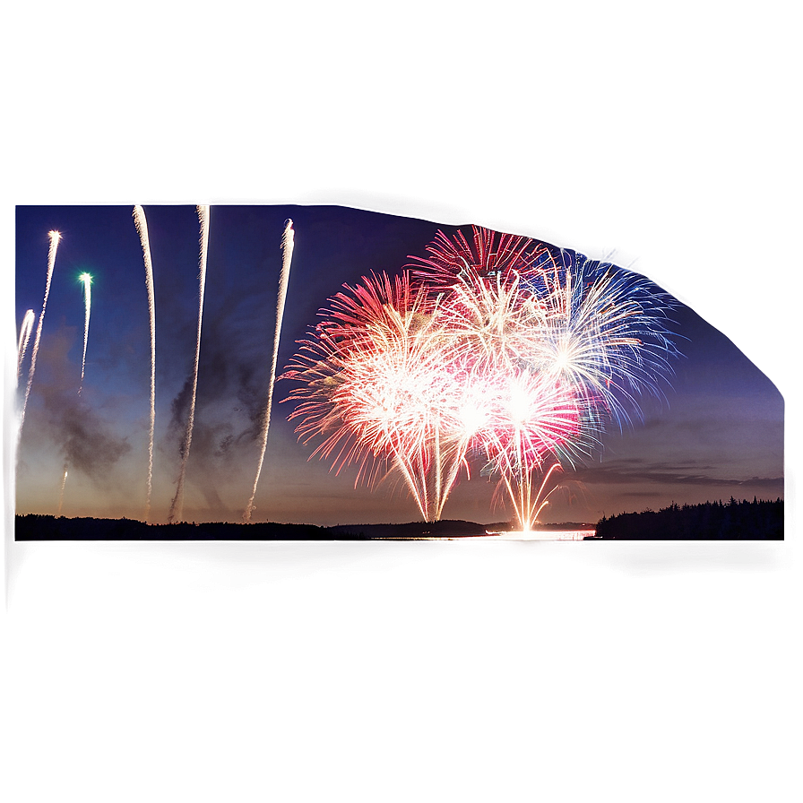 Canada Day Holiday Fireworks Png Mbs74