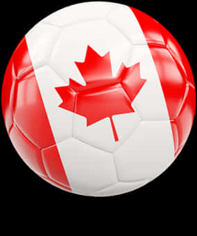 Canadian Flag Soccer Ball