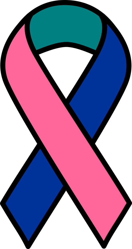 Cancer Awareness Ribbon Illustration