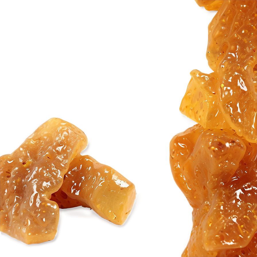 Candied Ginger Pieces Png Kgp66