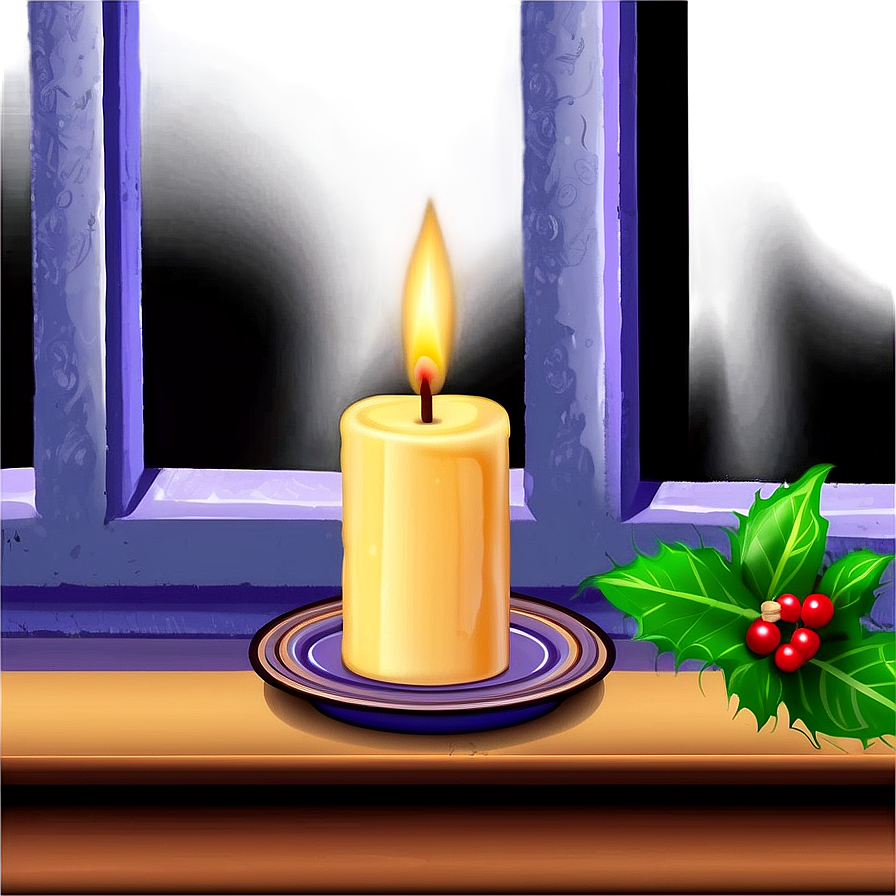 Candle In Window Png Lba26