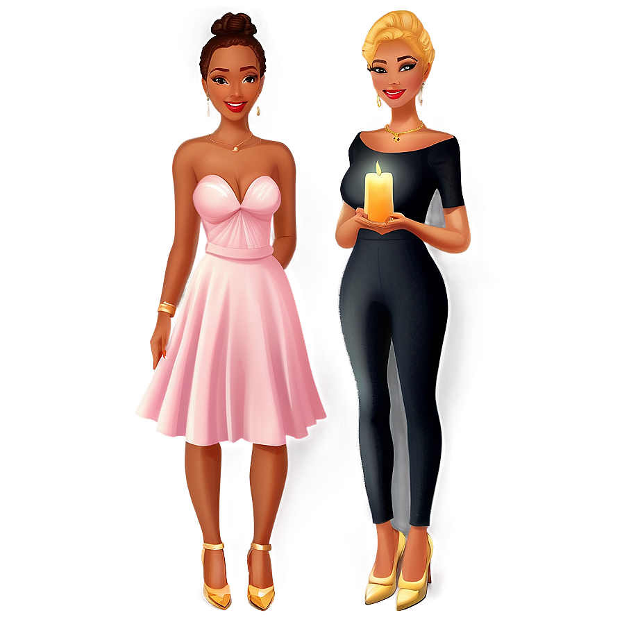 Candle Light Dinner Outfit Png Rws36