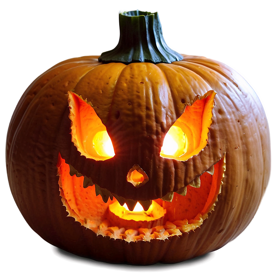 Candlelit Pumpkin Carving Png Kku