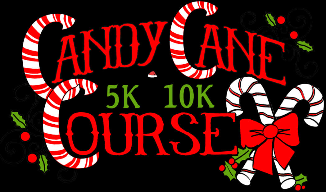 Candy Cane Race Event Banner