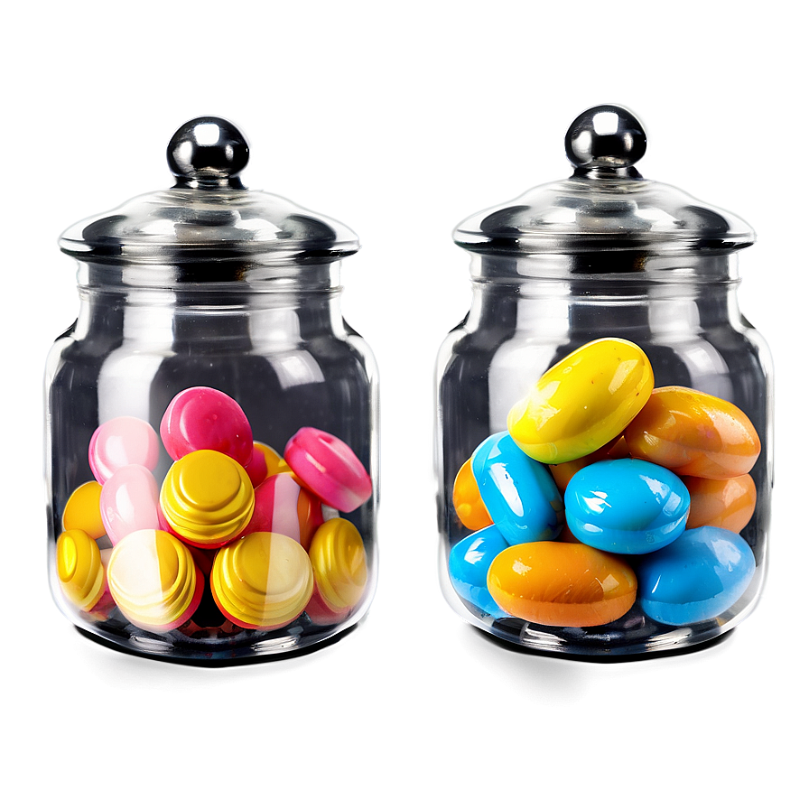 Candy Jar Set Png Bot