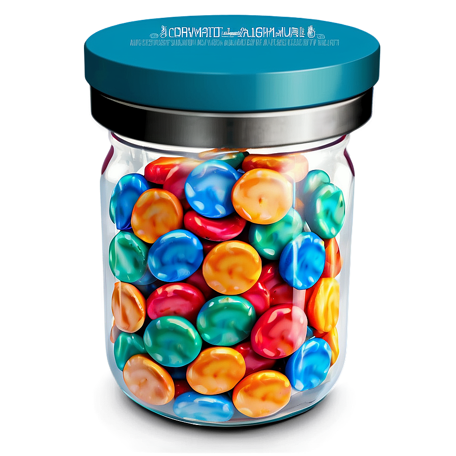 Candy Jar With Lid Png 06292024