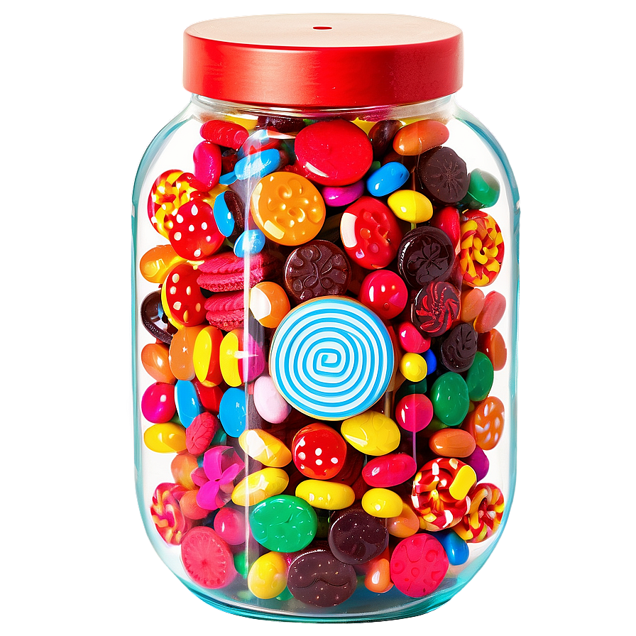 Candy Jar With Lid Png 06292024