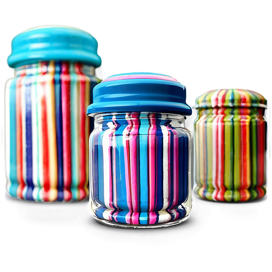 Candy Jar With Stripes Png Muj75