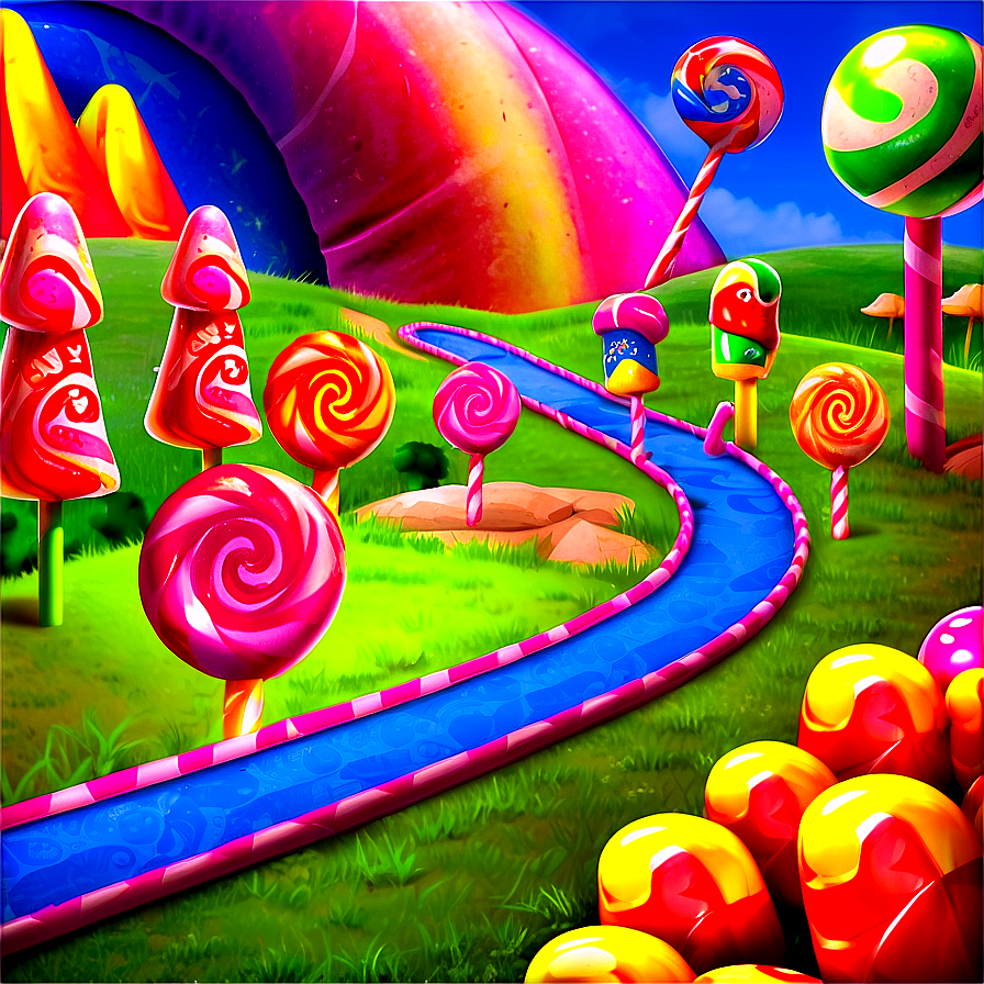 Candy Land Adventure Path Png Usu