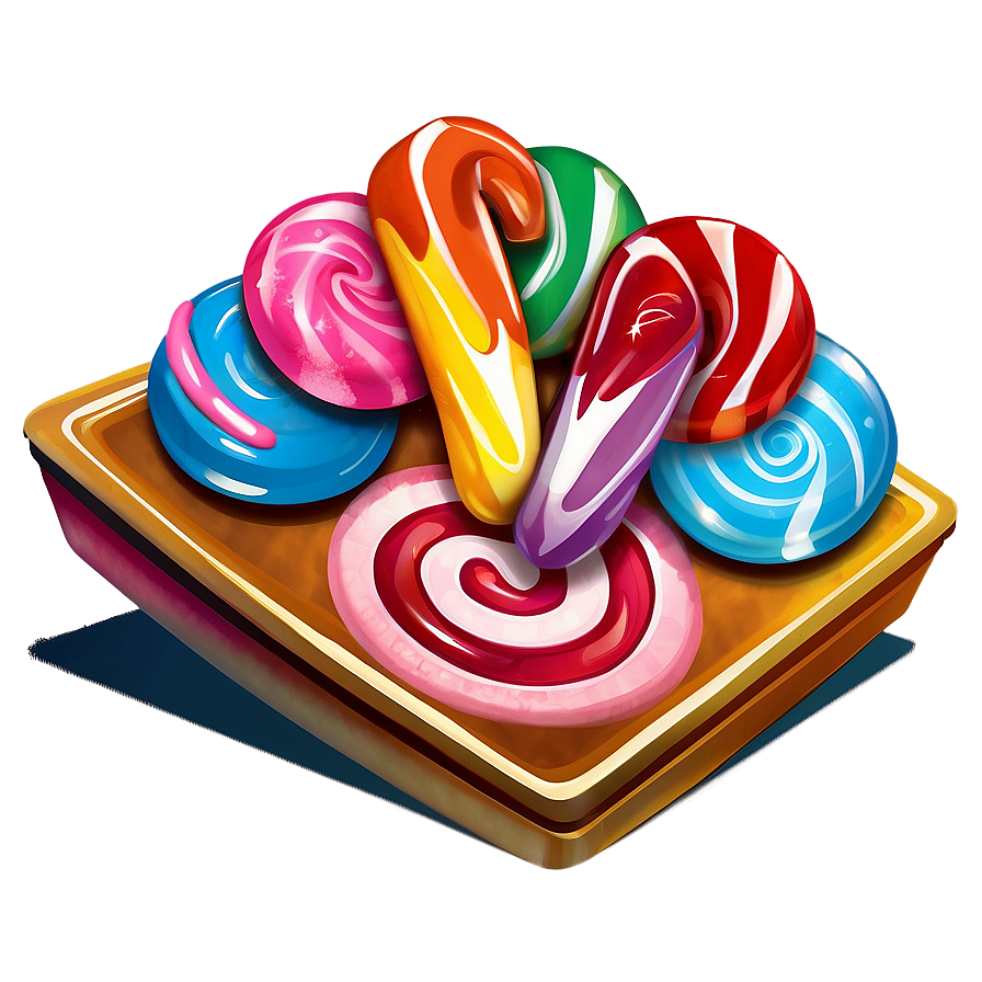 Candy Land Board Game Elements Png Cjp81