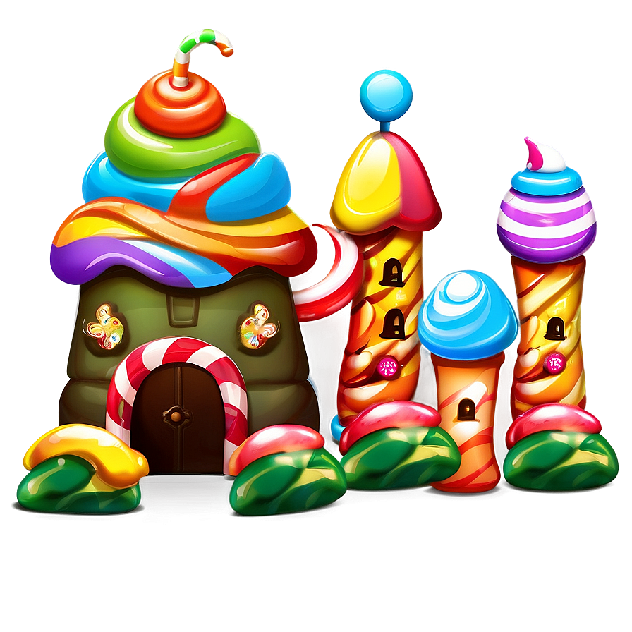 Candy Land Castle Image Png Nmp48