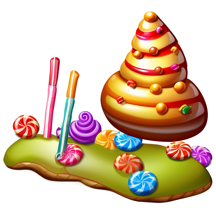 Candyland Dreamland Scene Png 17