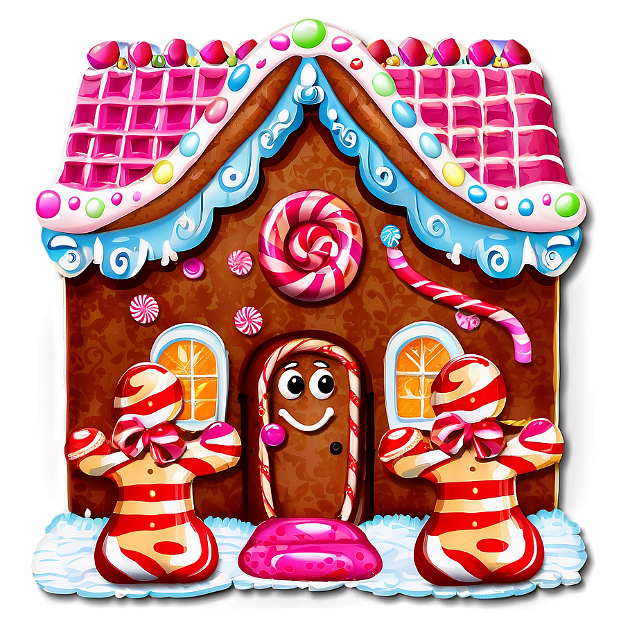 Candyland Gingerbread House Png Jnt