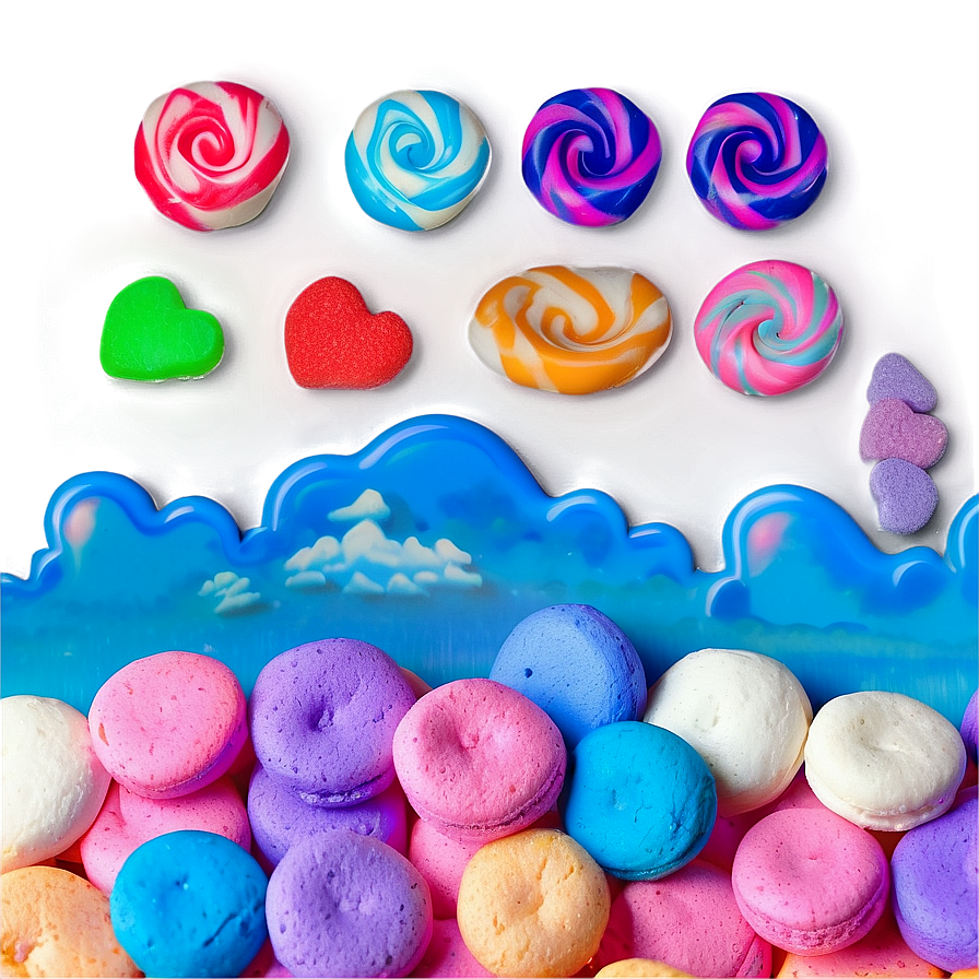 Candyland Marshmallow Clouds Png 39