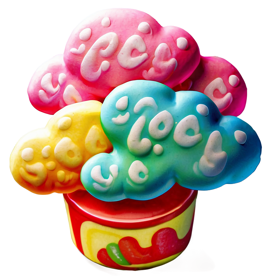 Candyland Marshmallow Clouds Png Rum