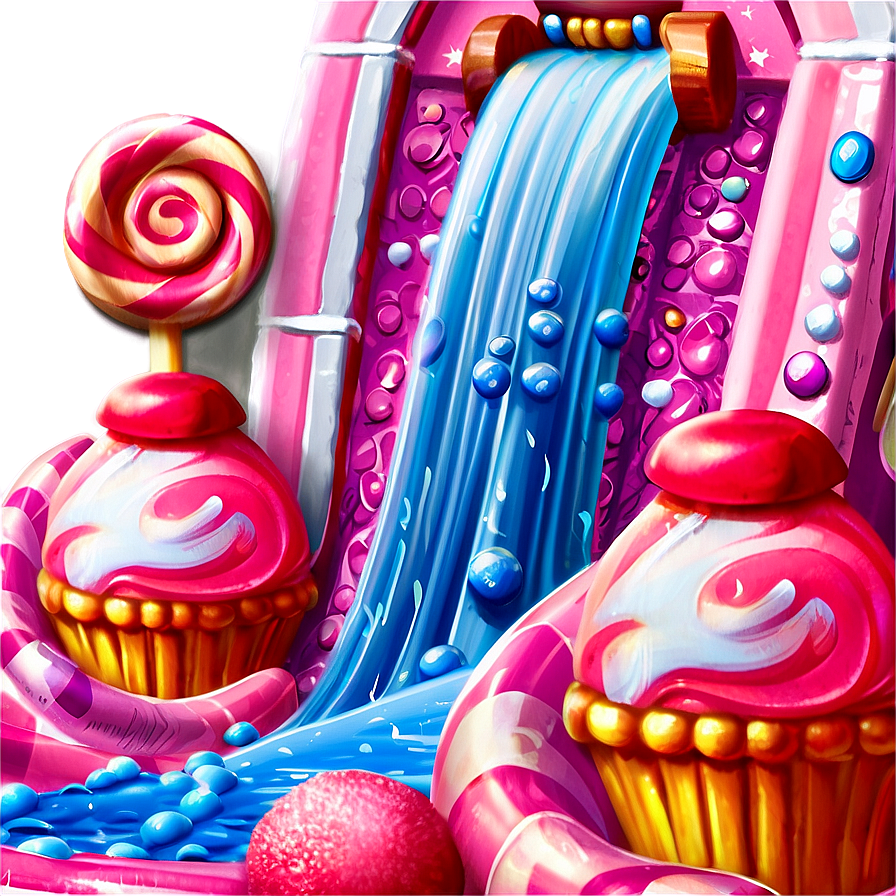 Candyland Sweet Splash Falls Png 06202024