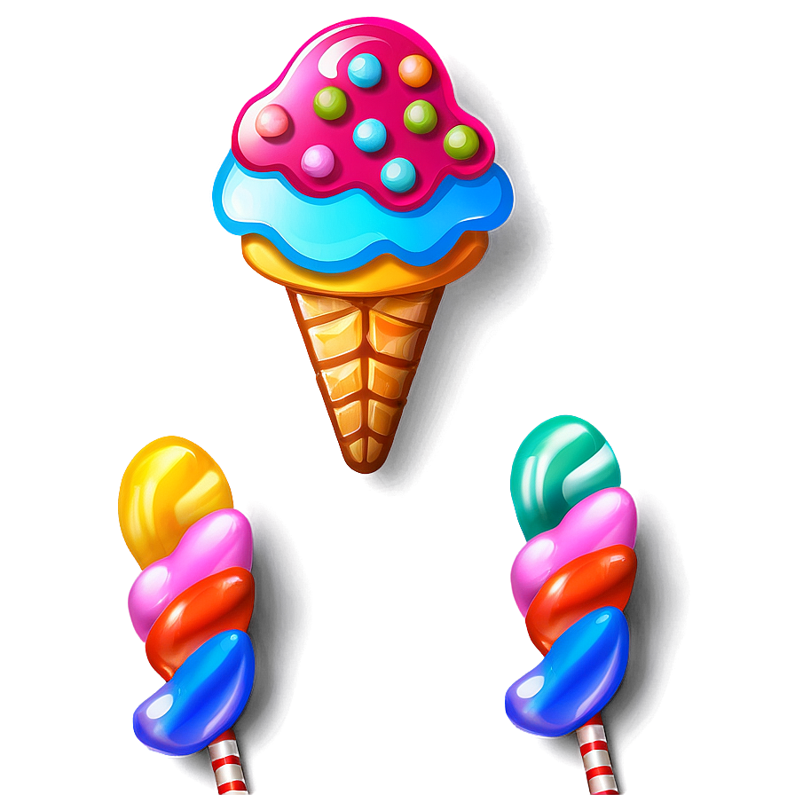 Candyland Wonderland Illustration Png Iok