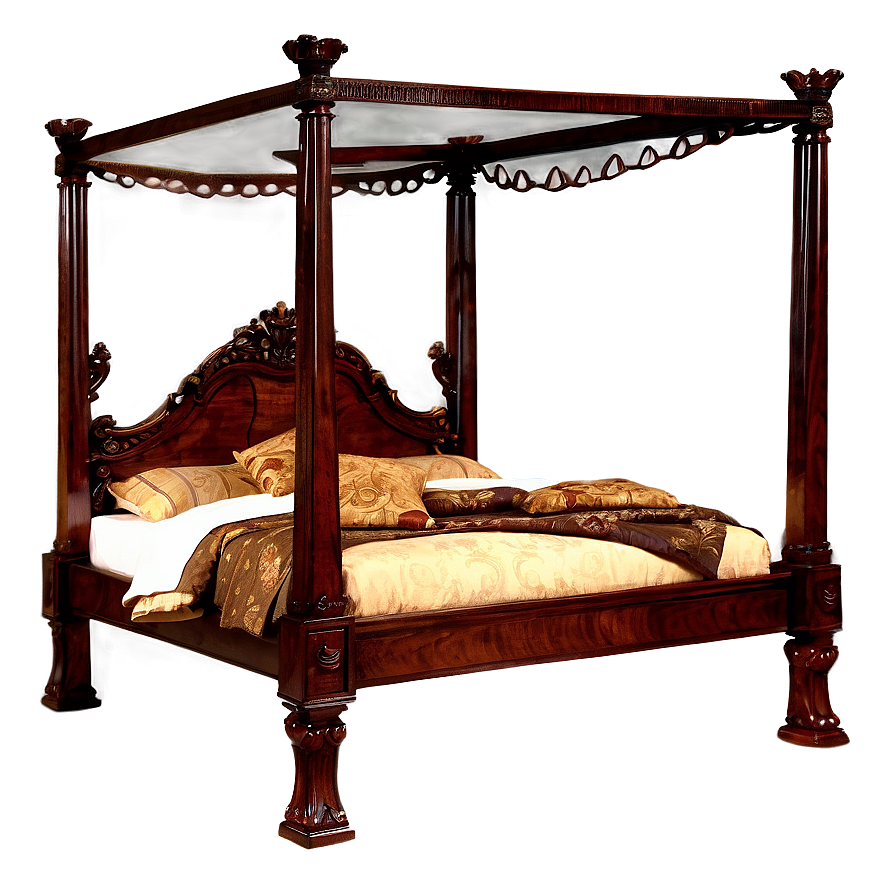 Canopy Bed Illustration Png Efl58