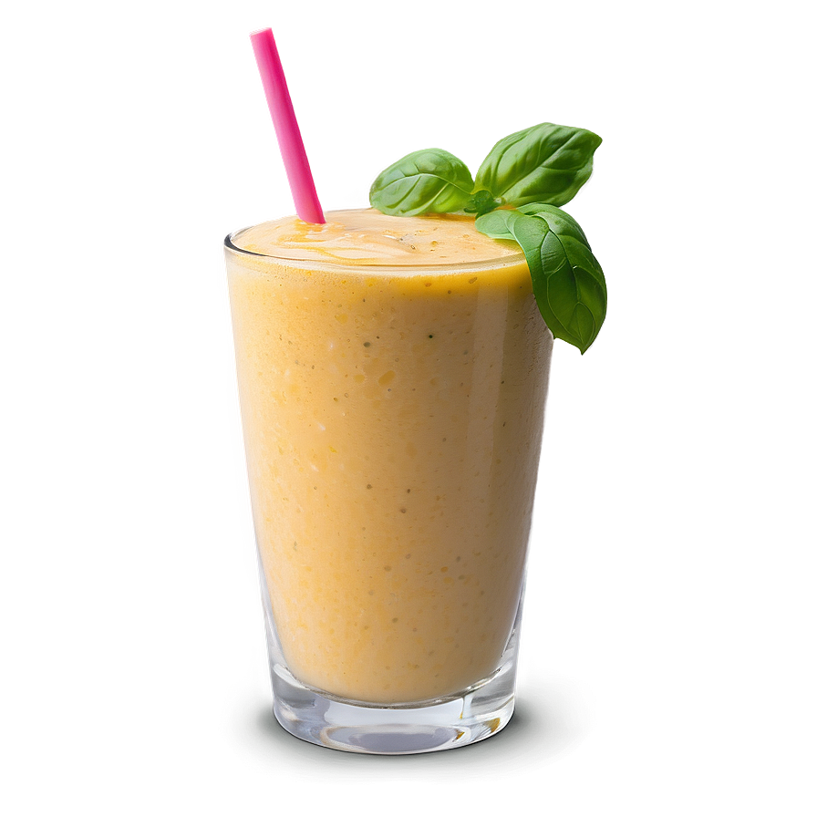 Cantaloupe Basil Smoothie Png 8