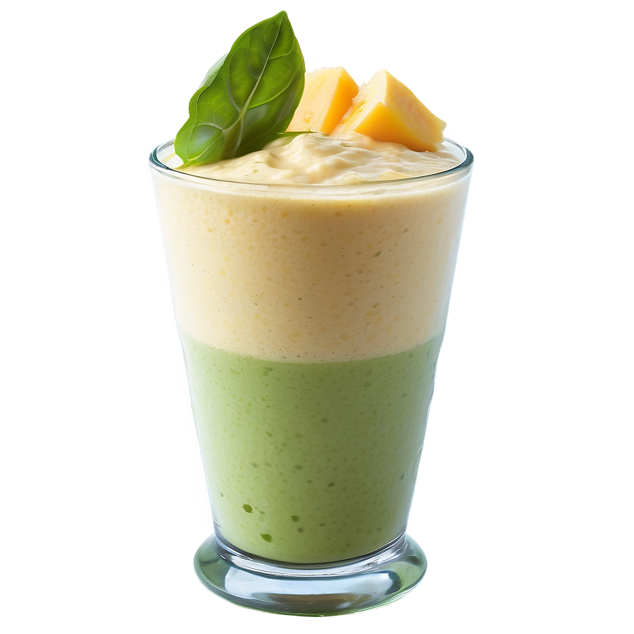 Cantaloupe Basil Smoothie Png Xmo