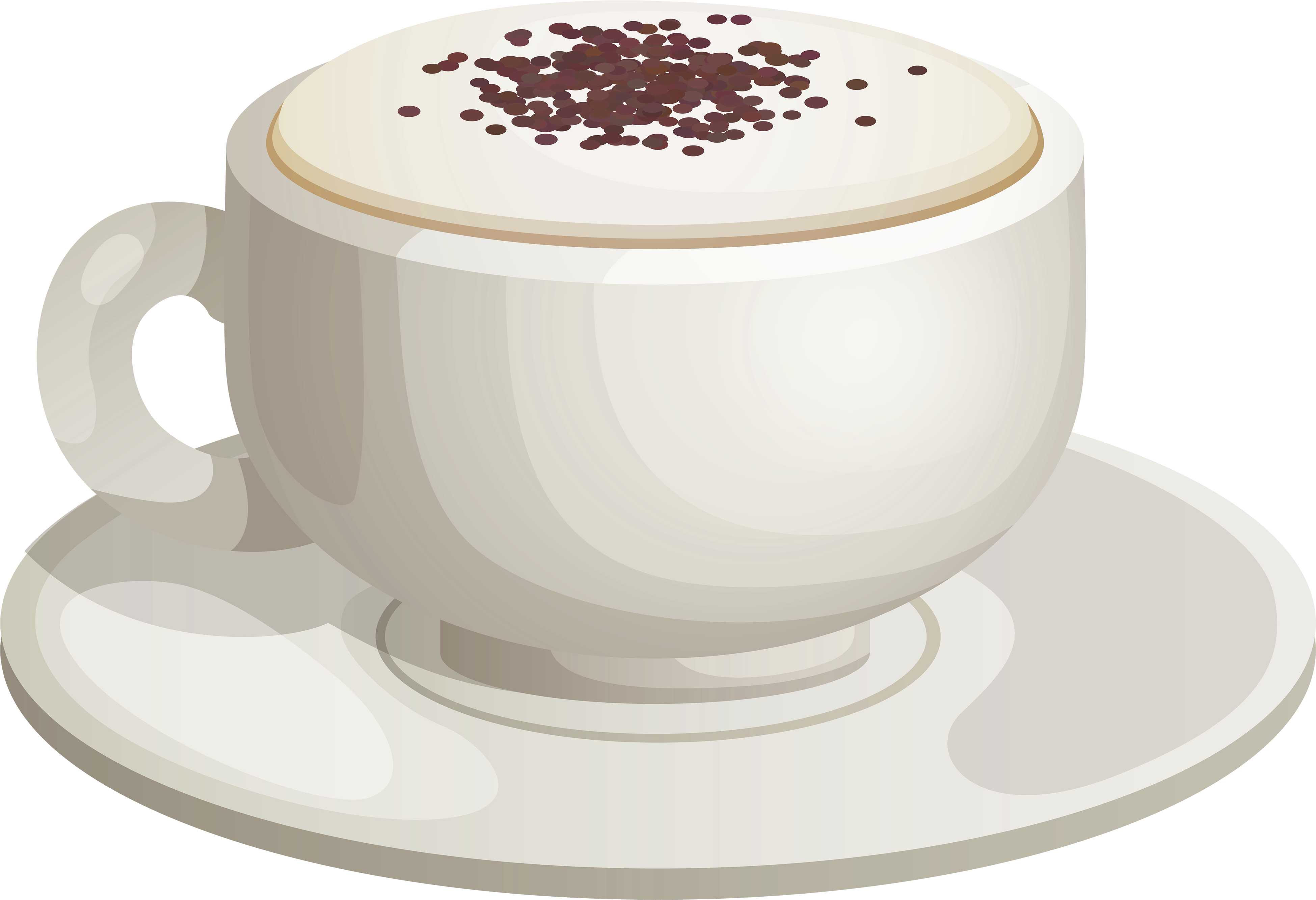 Cappuccino Cup Vector Illustration