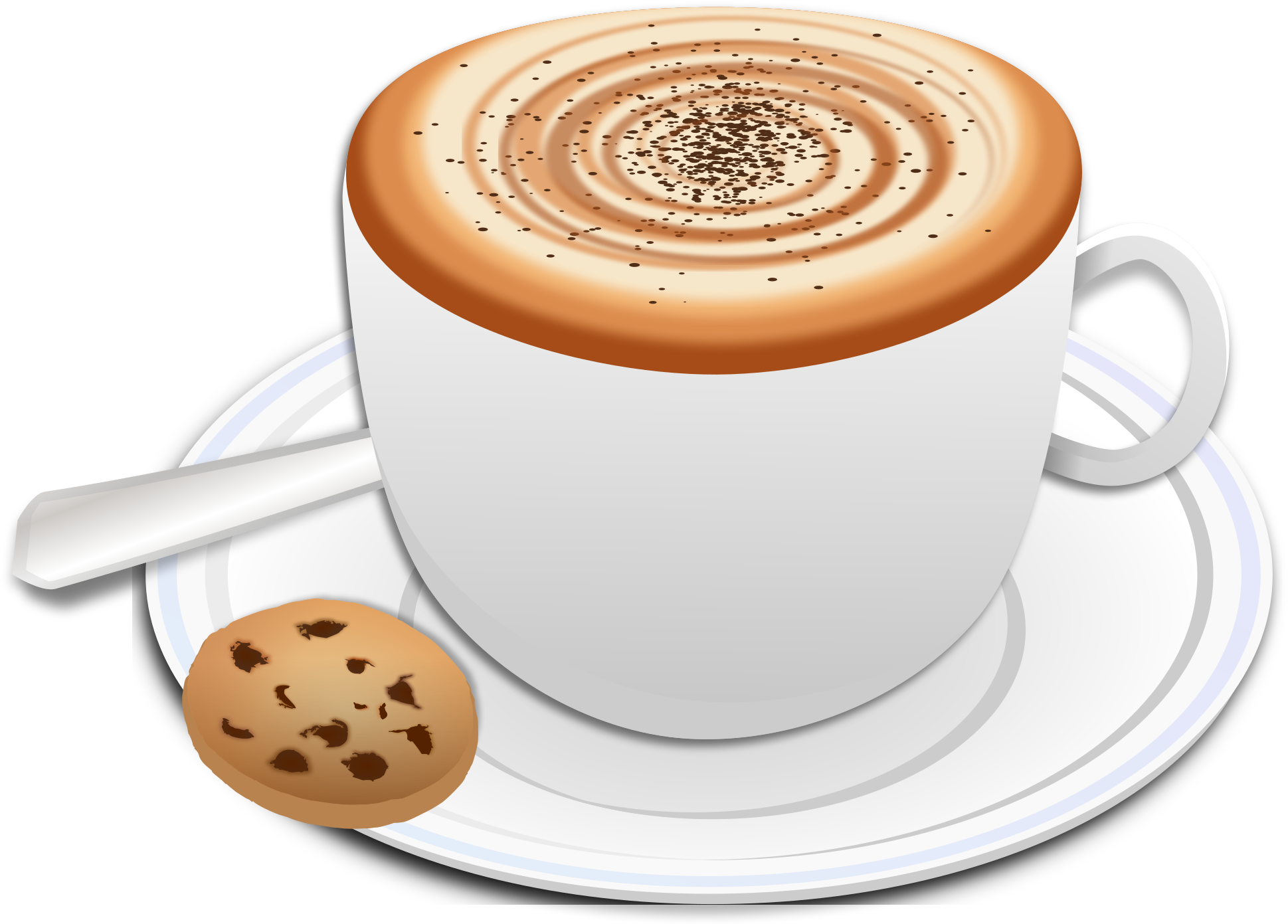 Cappuccinoand Cookie Illustration