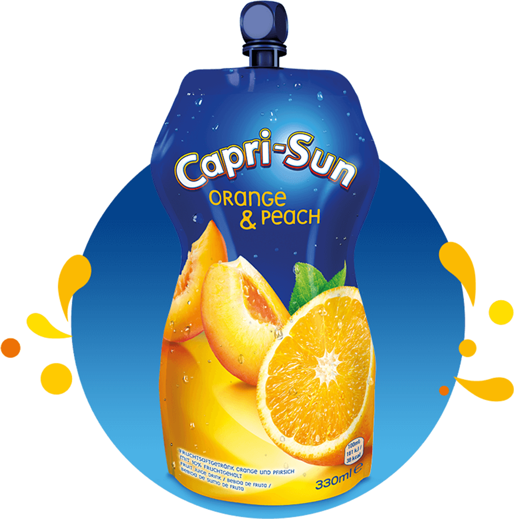 Capri Sun Orange Peach Pouch