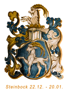 Capricorn Zodiac Crest