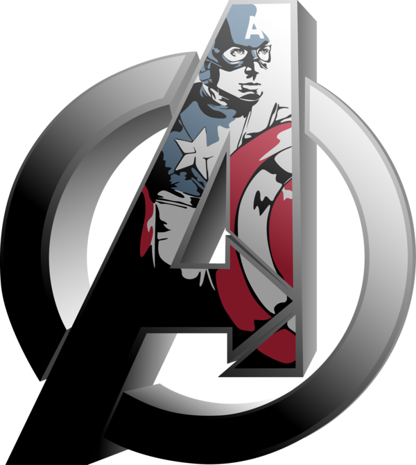 Captain America Inside Iron Man Logo