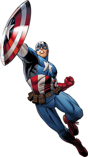 Captain America Shield Action Pose