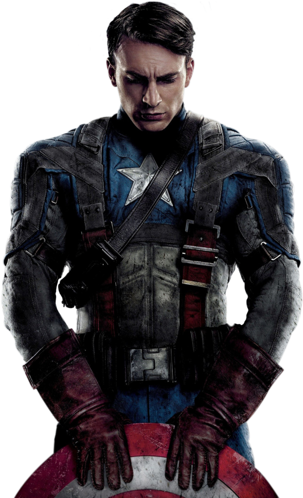 Captain America Solemn Pose