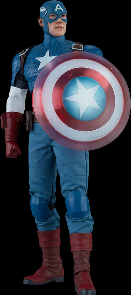 Captain America With Shield