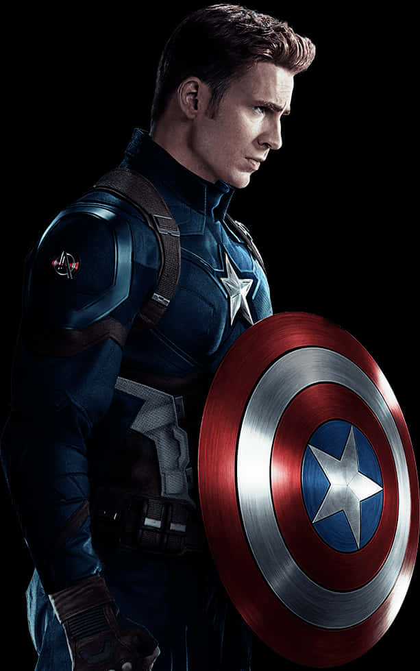 Captain America With Shield