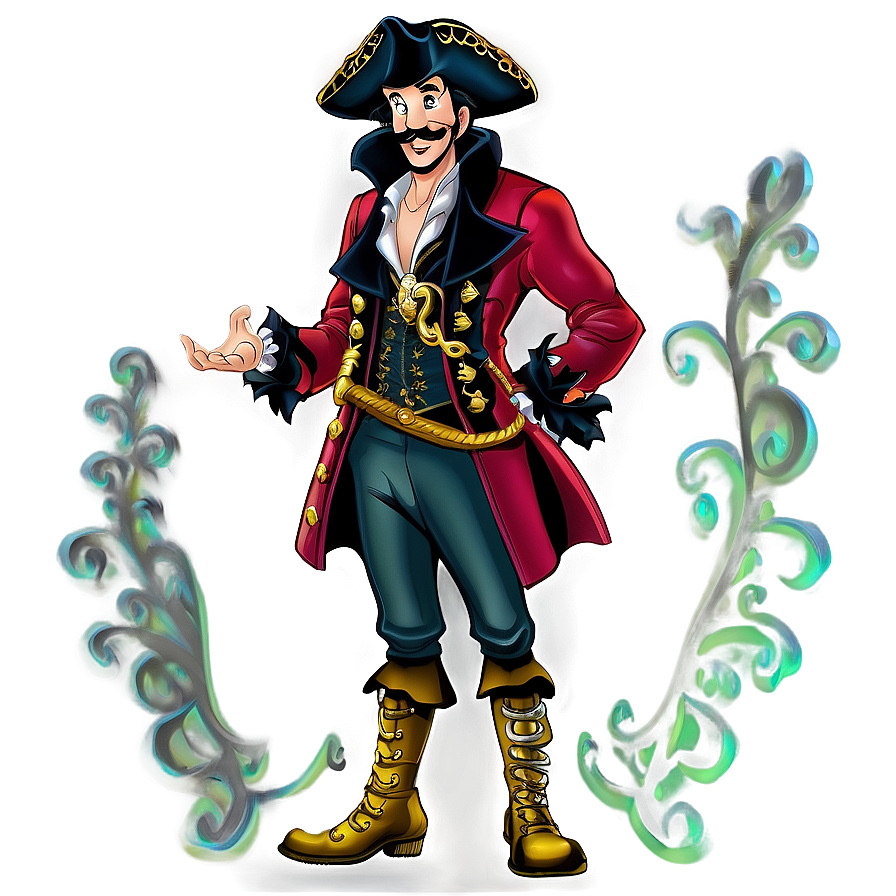 Captain Hook Peter Pan Png 06282024