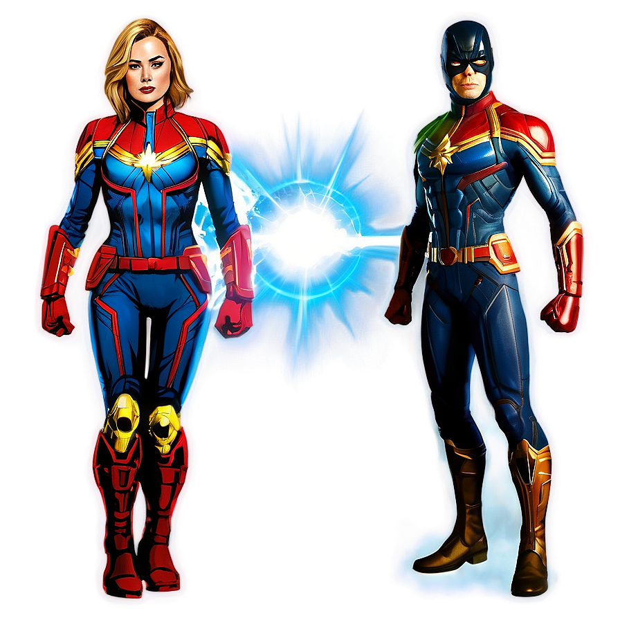 Captain Marvel Blast Png Ayn