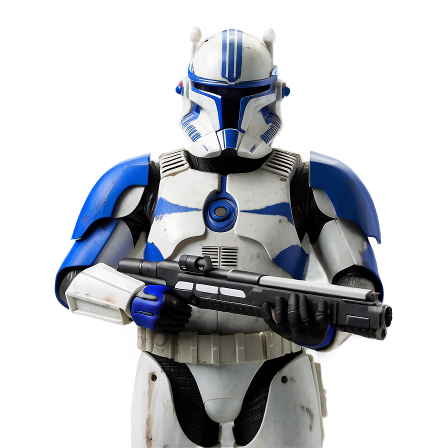 Captain Rex With Heavy Weaponry Png 55