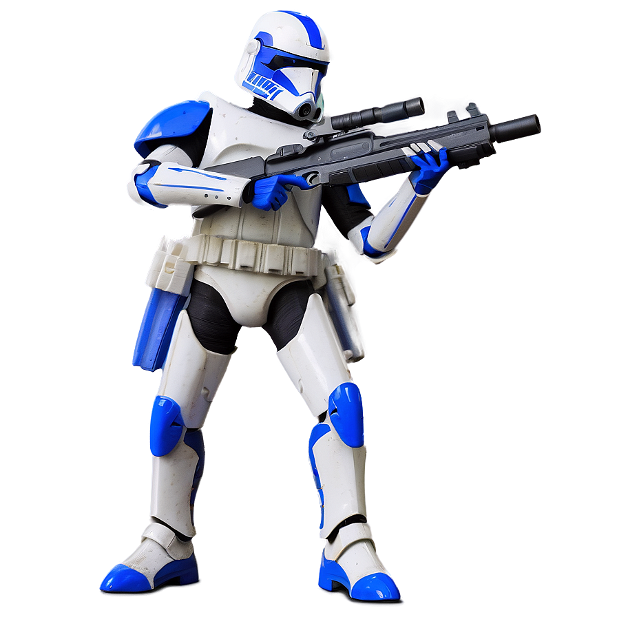 Captain Rex With Heavy Weaponry Png 61