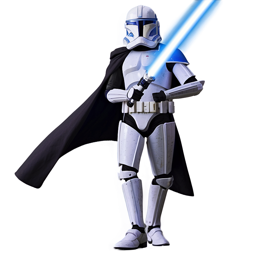 Captain Rex With Lightsaber Png 74