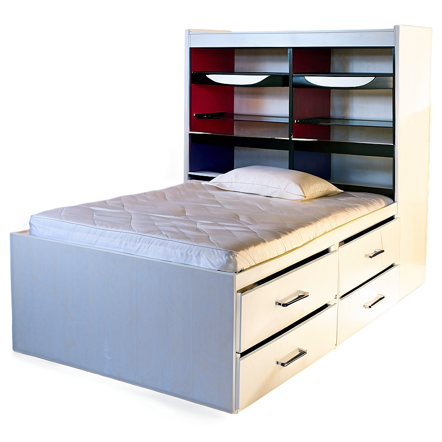 Captains Bed With Storage Png Puv36