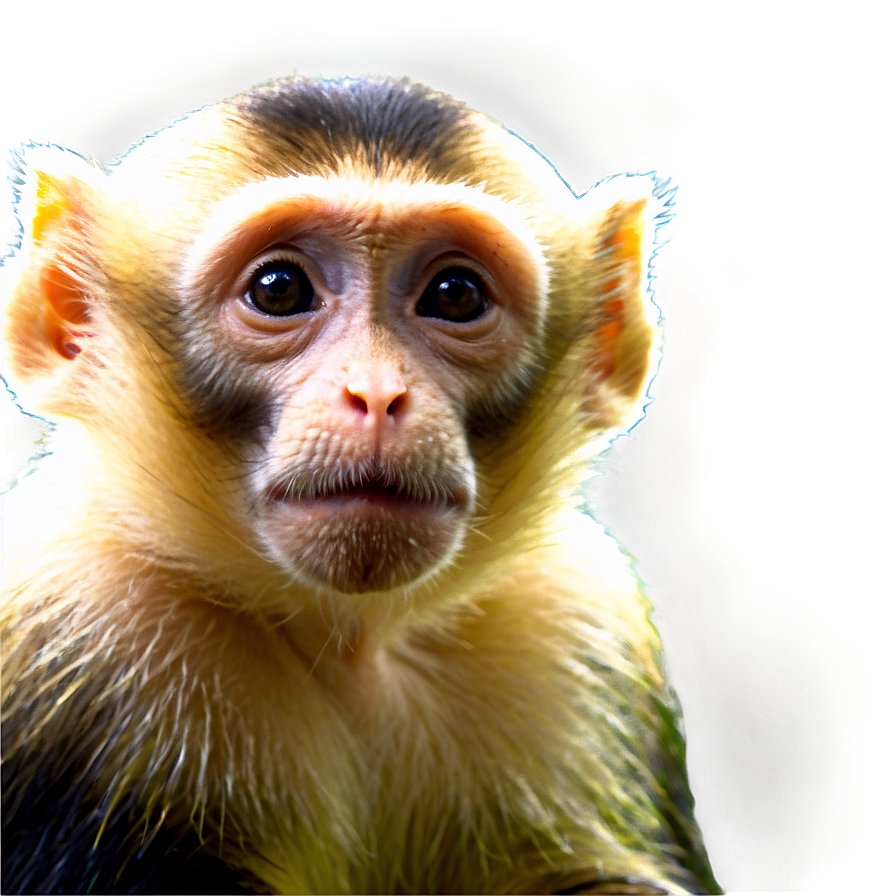 Capuchin Monkey Close Up Png Npd