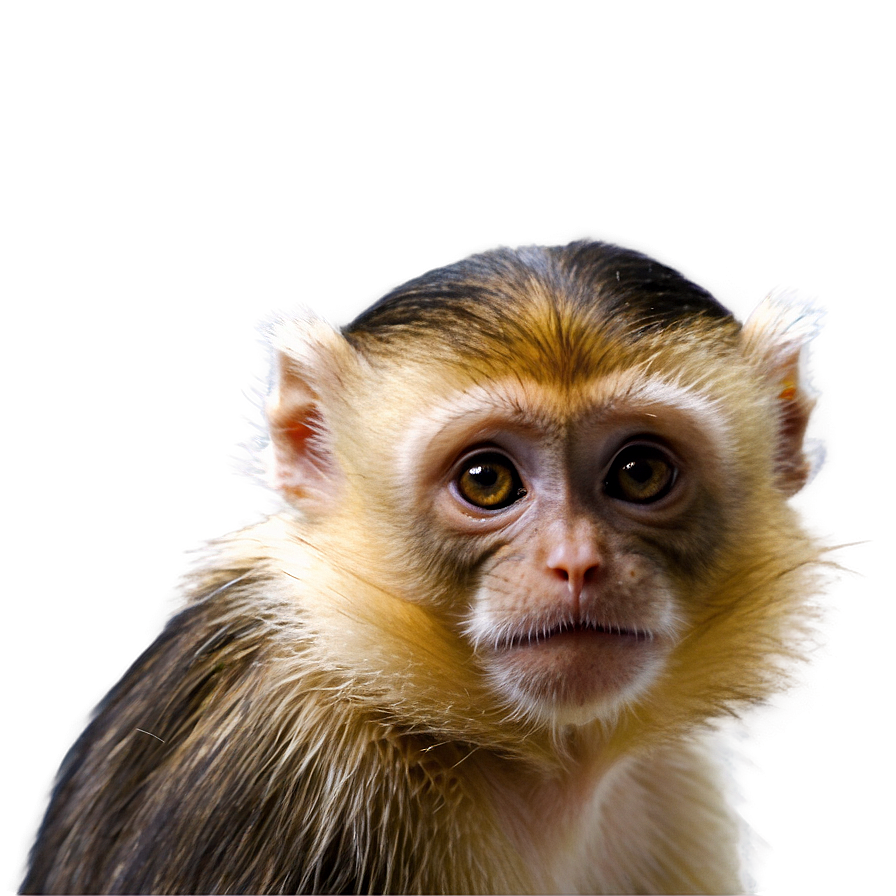 Capuchin Monkey Looking Png Ahh