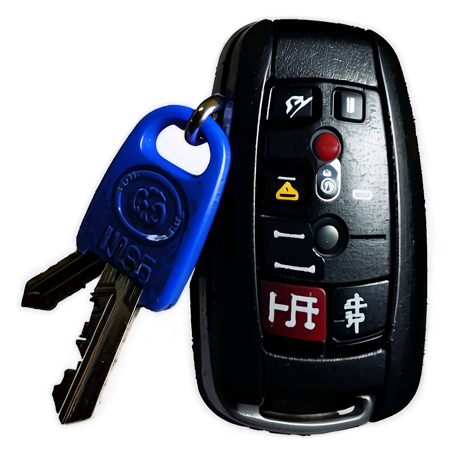 Car Key With Alarm Button Png Jre13