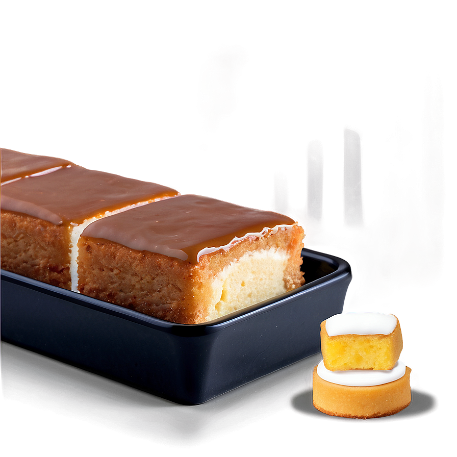 Caramel Covered Sponge Cakeand Twinkie Snack