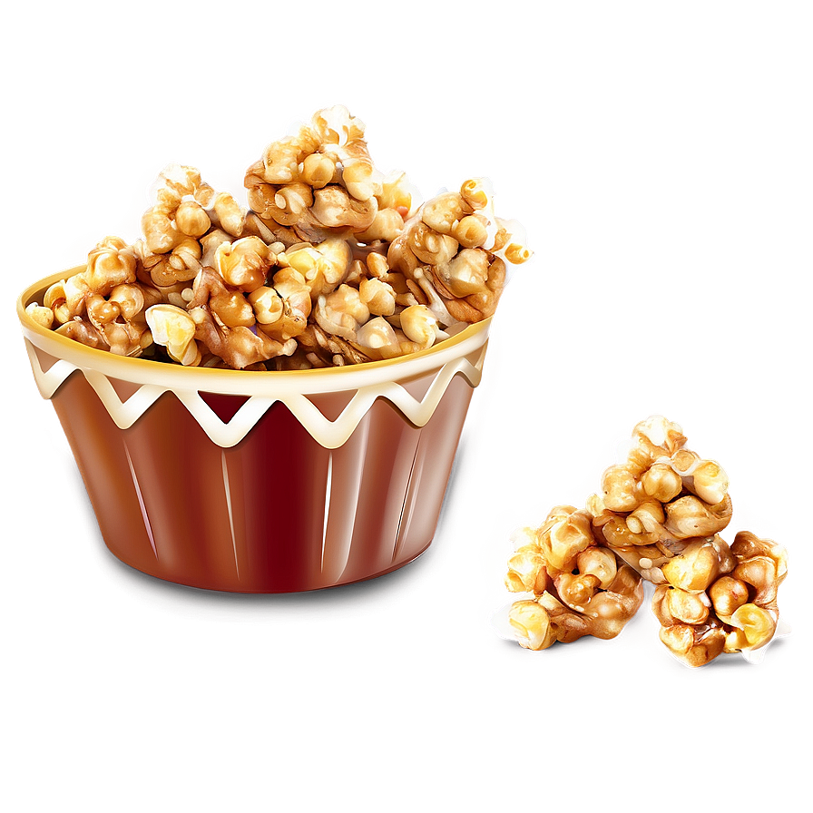 Caramel Popcorn Snack Png Qxl53