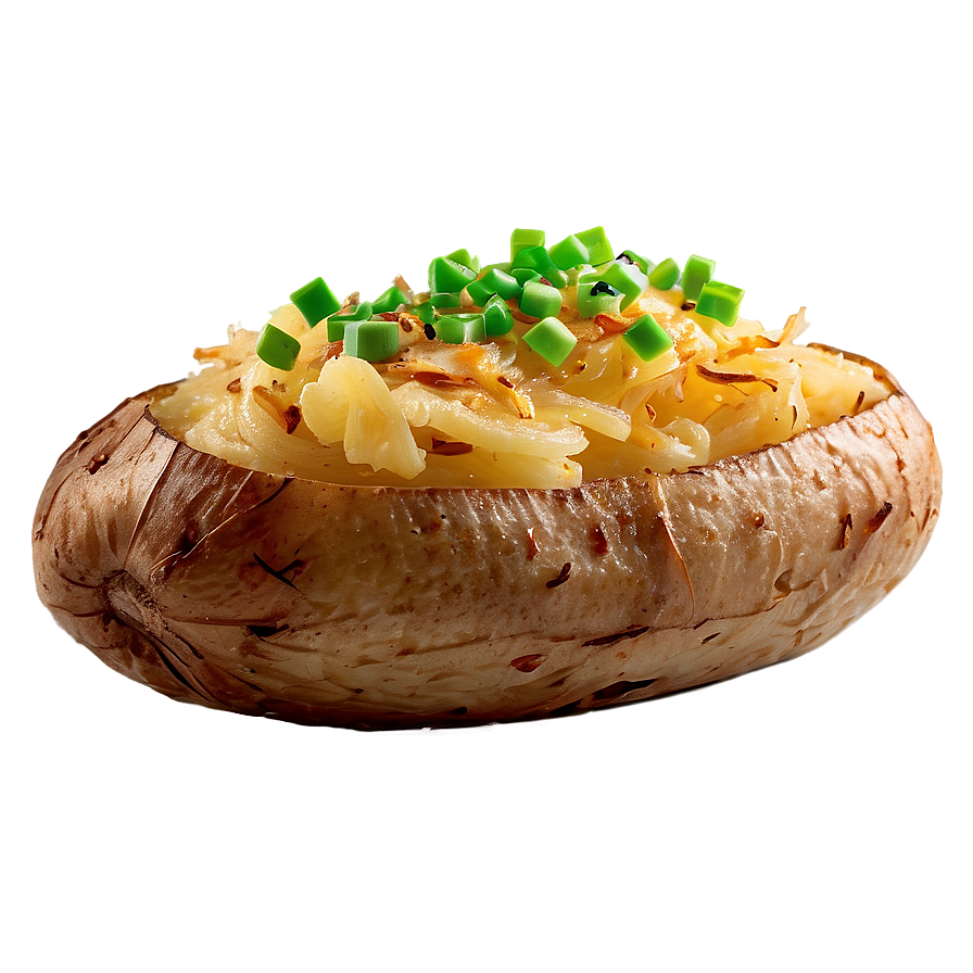 Caramelized Onion Baked Potato Png Kmd